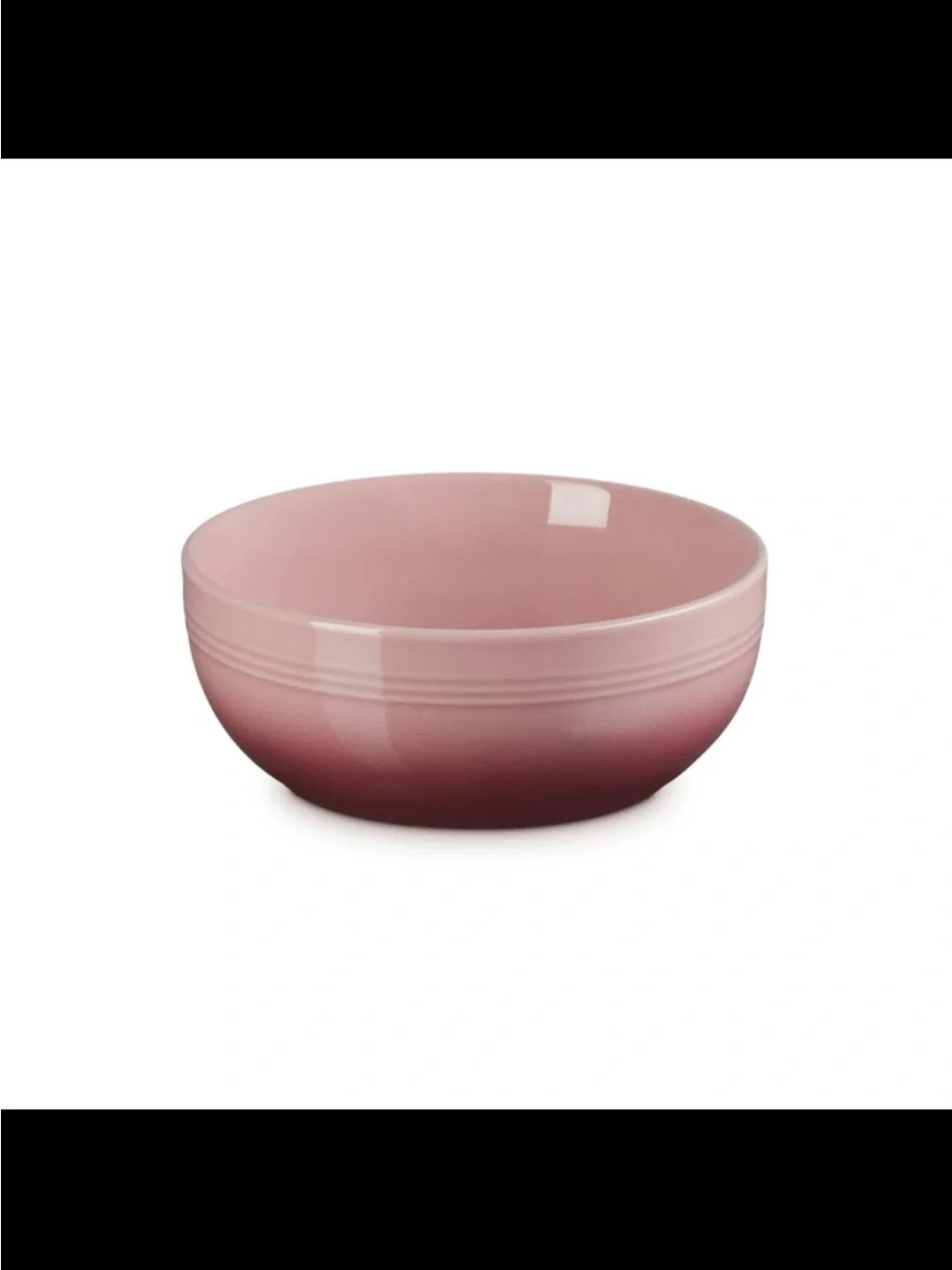 NEW Le Creuset Pink Rose Quartz Ombre Ceramic Serving Bowl